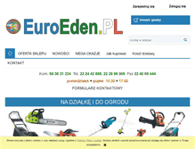 Tablet Screenshot of euroeden.pl